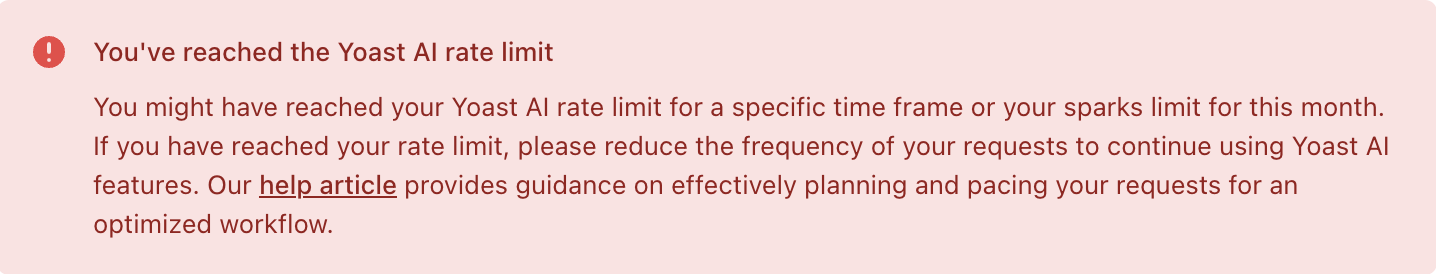 Error example